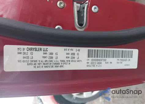 2008 Dodge Caliber Se z USA, uszkodzony, nr VIN 1B3HB28BX8D673382